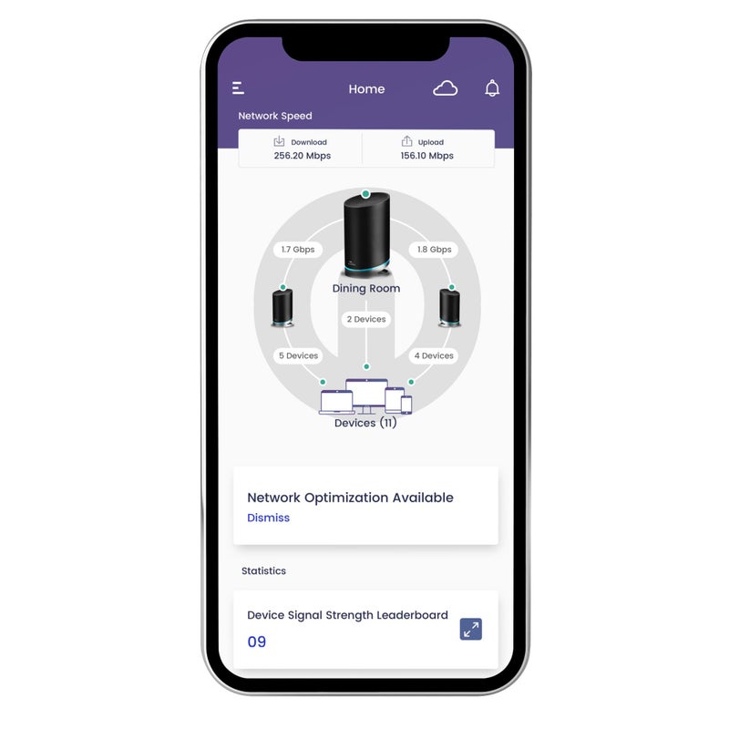 ARRIS SURFboard mAX Pro W133 Tri-Band Mesh Wi-Fi 6 System , AX11000 Wi-Fi Speed up to 11 Gbps , Coverage 6,000 sq ft , 4.8 Gbps Backhaul , Four 1 Gbps Ports per Node , Alexa Support - Image 3